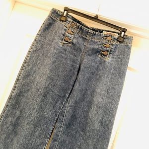 Abercrombie & Fitch Wide Leg Sailor Jeans